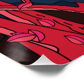 Japanischer Tiger Poster (Ecke)