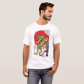 Japanischer Tiger  T-Shirt (Vorne ganz)