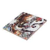 Japanischer Tiger Tattoo Fliese (Seite)