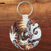 Japanischer Tiger Tattoo Schlüsselanhänger (Vorderseite)