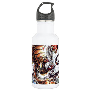 Japanischer Tiger Tattoo Trinkflasche