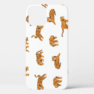 Japanischer Tiger: Vintag Doodle Nahtlos Case-Mate iPhone Hülle