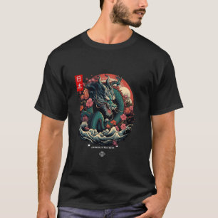 Japanischer Tokyo Dragon asiatisches inspiriertes  T-Shirt