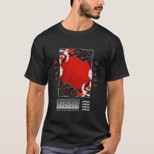 Japanischer Tokyo Nishikigoi Koi Karpfen Fisch T-Shirt