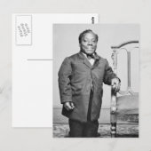 Japanischer Tommy, Afrikanischer Amerikaner, 1860e Postkarte (Vorne/Hinten)