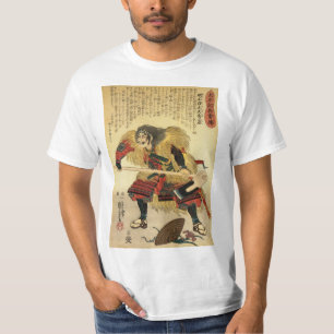 Japanischer traditioneller Samurai-Krieger T-Shirt