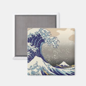 Japanischer Tsunami Magnet (Vorderseite/Rückseite)