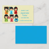 Japanischer Tutor Visitenkarte (Vorne/Hinten)