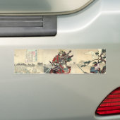 Japanischer Ukiyo-e-Pferd Ritterkrieger Samurai Autoaufkleber (Auf Auto)
