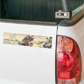 Japanischer Ukiyo-e-Pferd Ritterkrieger Samurai Autoaufkleber (Auf Lkw)