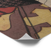 Japanischer Ukiyo-e Samurai Kabuki Schauspieler vo Poster (Ecke)