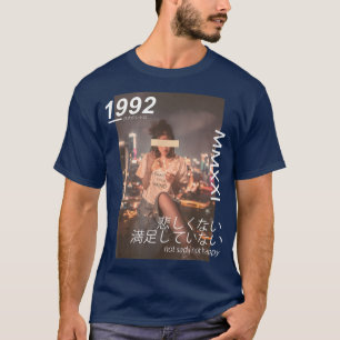 Japanischer Vintage-Streetwear-Vaporwave-Ästhetik- T-Shirt
