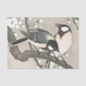Japanischer Vogel in Baumgewebe Seidenpapier (Vorderseite)