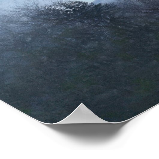 Japanischer Vulkan Poster (Ecke)