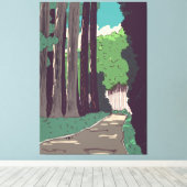 Japanischer Wald Leinwanddruck (Insitu (Holzboden))