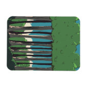 Japanischer Wald Magnet (Horizontal)