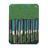 Japanischer Wald Magnet (Vertikal)