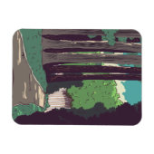 Japanischer Wald Magnet (Horizontal)