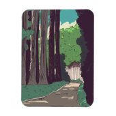 Japanischer Wald Magnet (Vertikal)