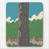 Japanischer Wald Mousepad (Vorne)