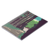 Japanischer Wald Notizblock (Linke Seite)