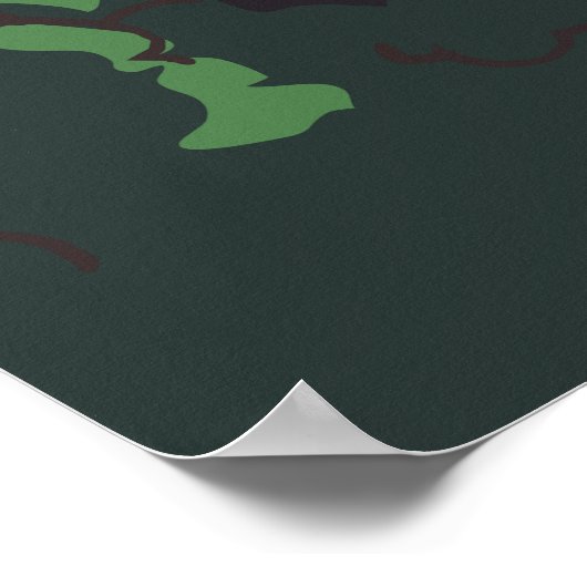 Japanischer Wald Poster (Ecke)