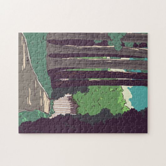 Japanischer Wald Puzzle (Horizontal)