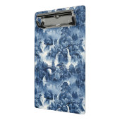 Japanischer Wassergarten in einem blauen weißen Po Mini Klemmbrett (Gewinkelt2)