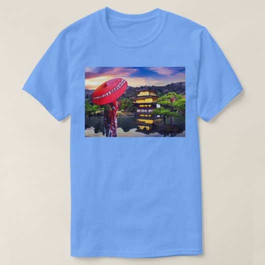 Japanischer Wassersee T-Shirt (Design vorne)
