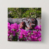 Japanischer Wasserspeier Button (Vorderseite)