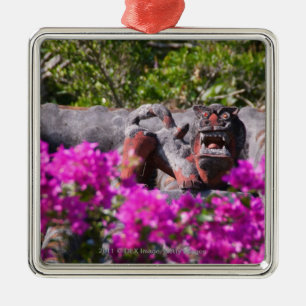Japanischer Wasserspeier Ornament Aus Metall