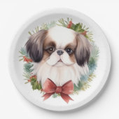 Japanischer Weihnachtsmann Weihnachtsmann Pappteller (Vorderseite)