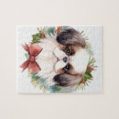 Japanischer Weihnachtsmann Weihnachtsmann Puzzle (Horizontal)