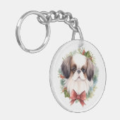 Japanischer Weihnachtsmann Weihnachtsmann Schlüsselanhänger (Vorderseite links)