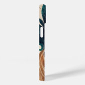 Japanischer Wellen-Drachen-Schuppen-Monogramm Case-Mate iPhone Hülle (Rückseite / Rechts)