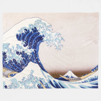 Japanischer Wellen-Flanelldecke Fleecedecke
