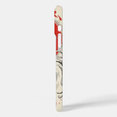 Japanischer White Kitsune Fuchs Case-Mate iPhone Hülle (Rückseite / Links)