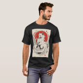 Japanischer White Kitsune Fuchs T-Shirt (Vorne ganz)