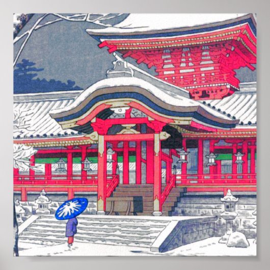 Japanischer Winter Poster (Vorne)