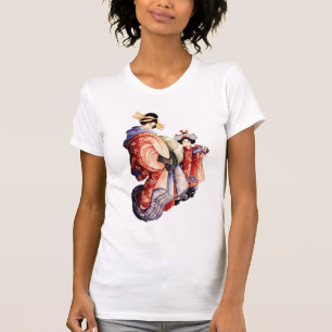 Japanischer woodblock Druck T-Shirt