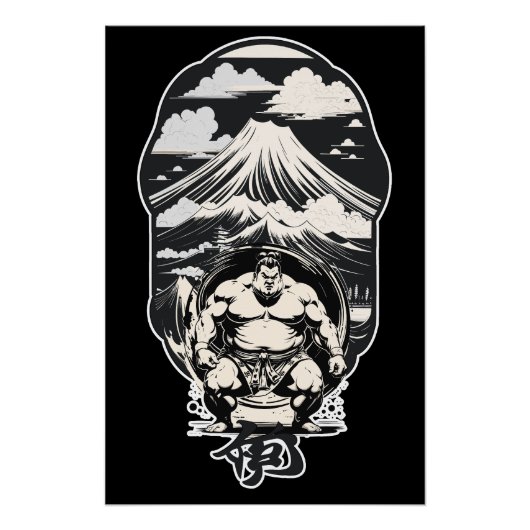Japanischer Wrestling Poster (Vorderseite)