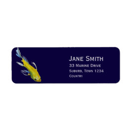 Japanischer Yellow Koi Originalkunstfisch