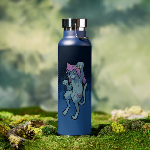 Japanischer Yokai Bakeneko-Tanzkatze Trinkflasche