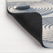 Japanischer Zen-Garten Sand Kunst Meditation Mousepad (Ecke)