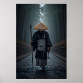 Japanischer Zen-Mönch Poster (Vorne)