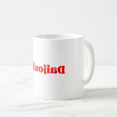 Japanischer Zitat-Becher Positive Affirmation Daij Kaffeetasse (VorderseiteRechts)