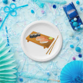Japanisches Abendessen Party mit Sushi-Art Pappteller (Party)