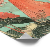 Japanisches Abstrakt Geometrisches Poster (Matte) (Ecke)