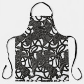 Japanisches Adlermuster Schürze (Vorderseite)