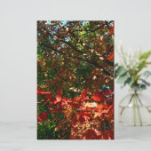 Japanisches Ahorn, Blätter für Herbst Briefpapier (Stehend Vorderseite)